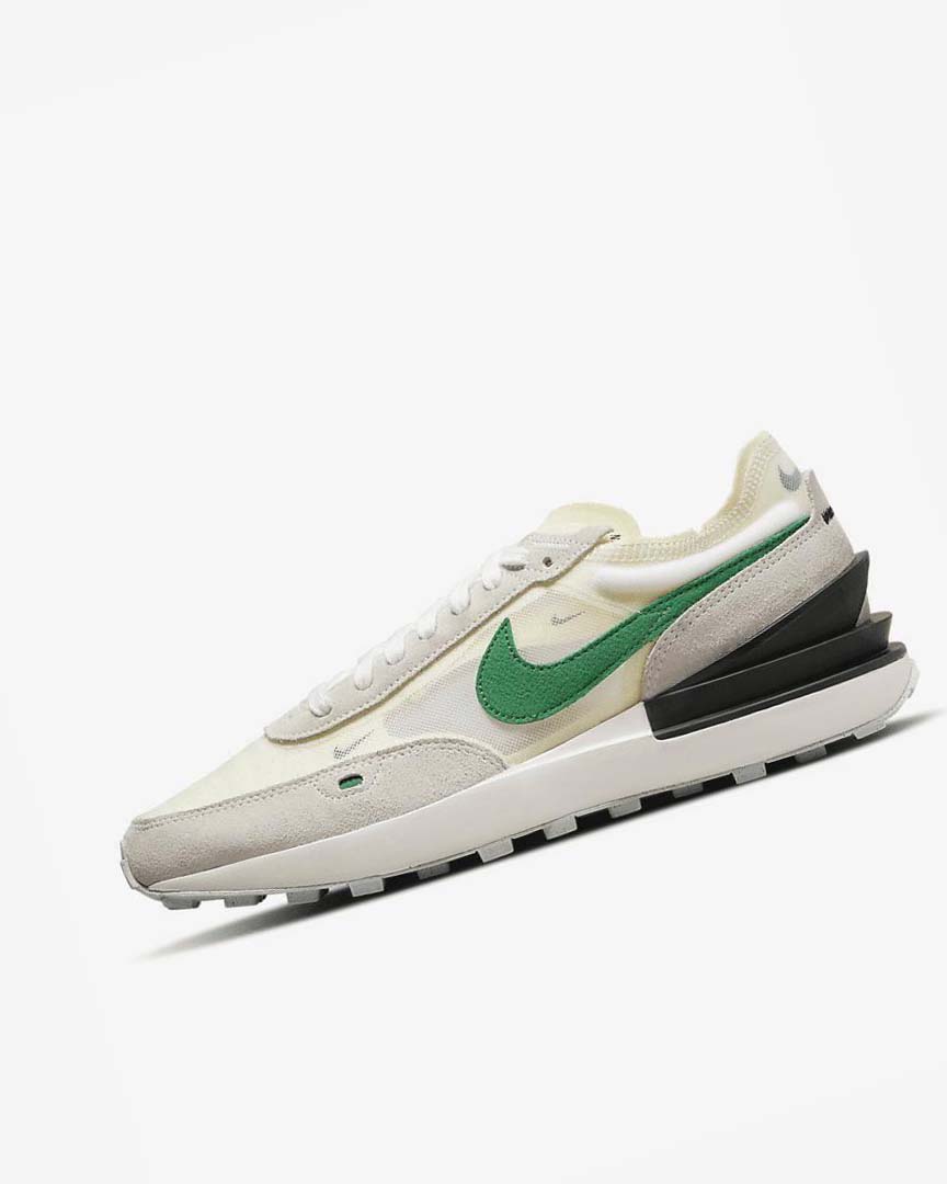 Zapatillas Nike Waffle One Hombre Beige Verde Negras | CR3037