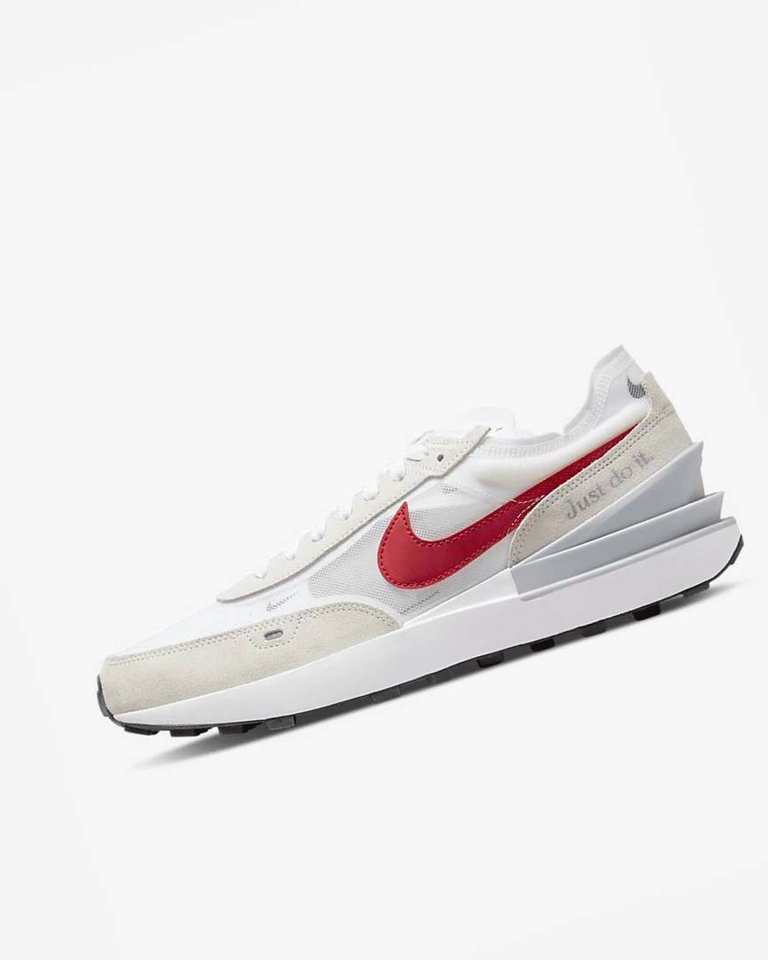 Zapatillas Nike Waffle One Hombre Blancas Plateadas Rojas | CR5509