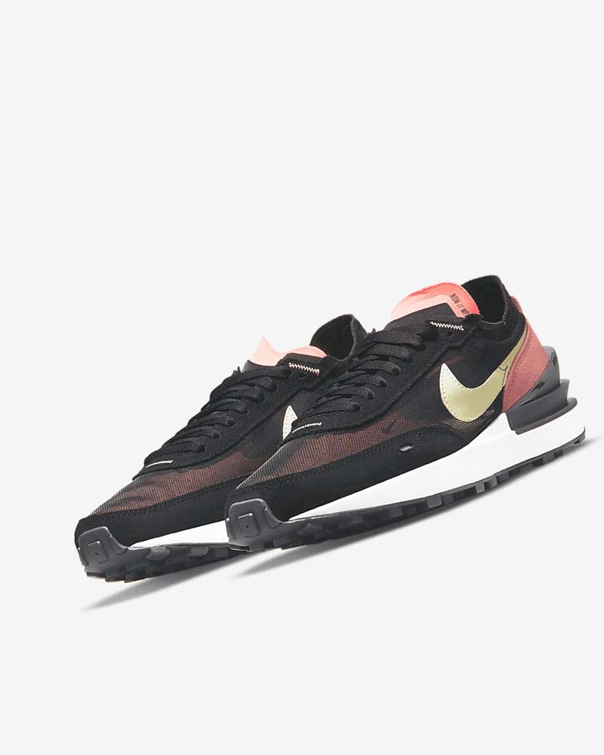 Zapatillas Nike Waffle One Mujer Negras Rojas Verde Claro | CR2477