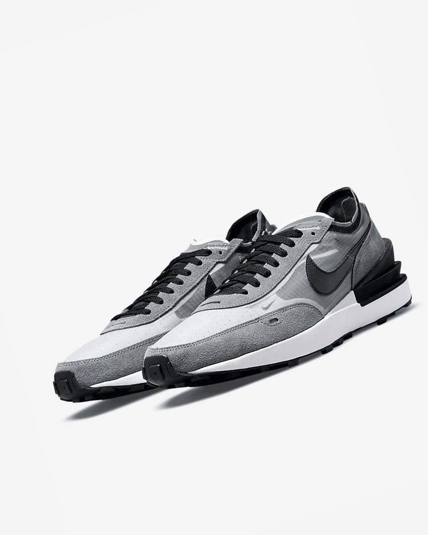 Zapatillas Nike Waffle One SE Hombre Gris Blancas Gris Negras | CR5009