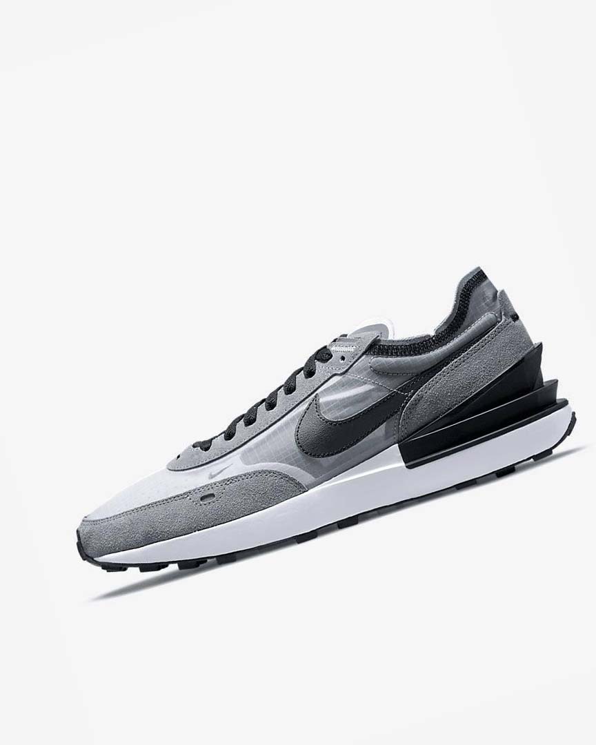 Zapatillas Nike Waffle One SE Hombre Gris Blancas Gris Negras | CR5009