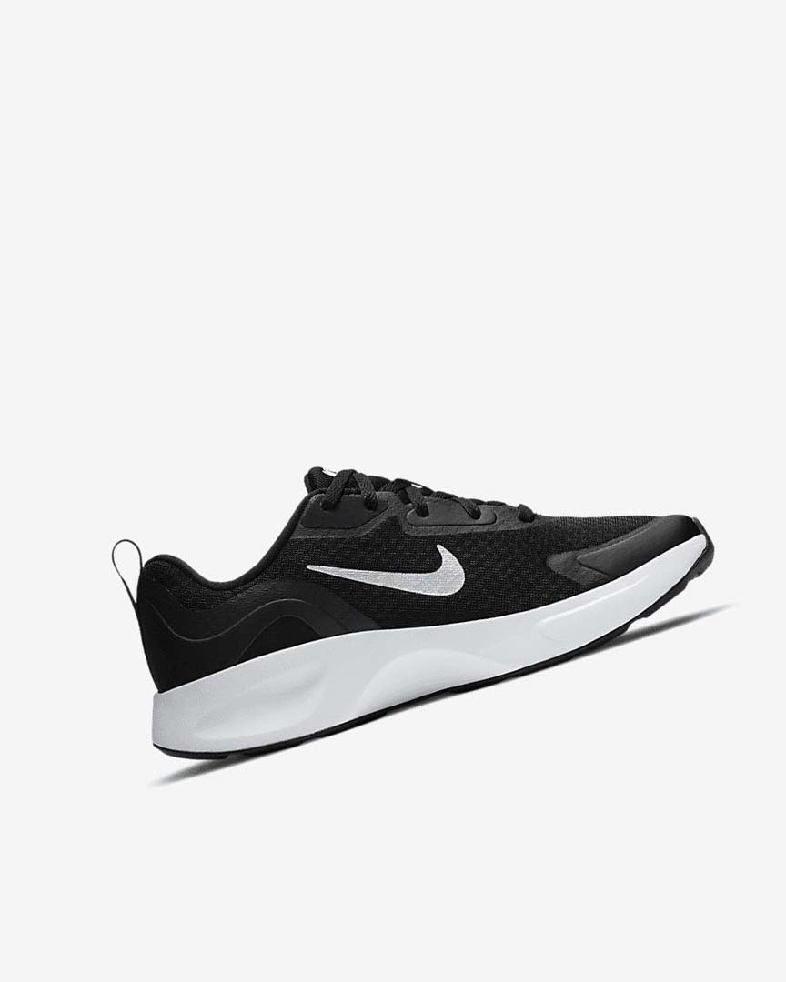 Zapatillas Nike Wearallday Niño Negras Blancas | CR1209