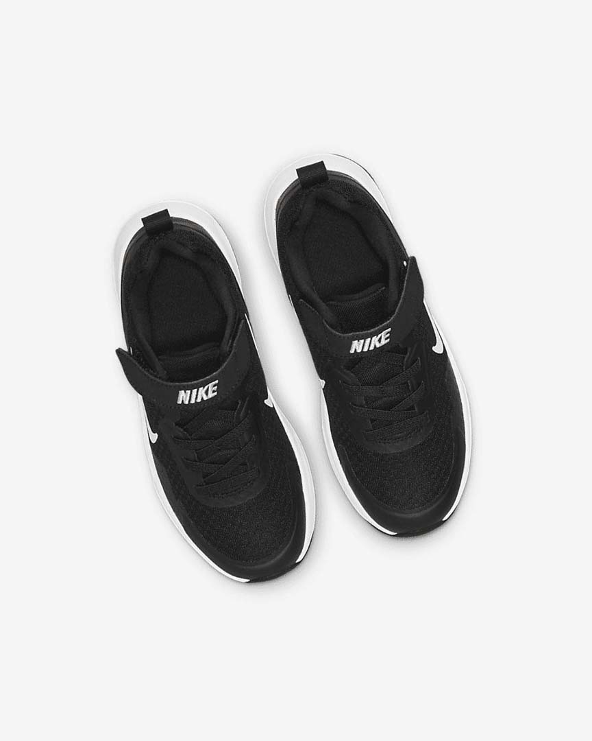 Zapatillas Nike Wearallday Niño Negras Blancas | CR2419