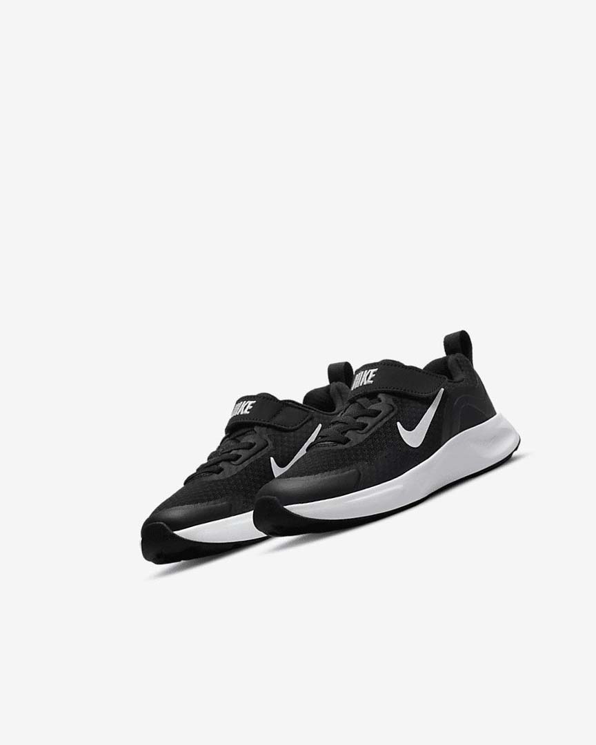 Zapatillas Nike Wearallday Niño Negras Blancas | CR2419