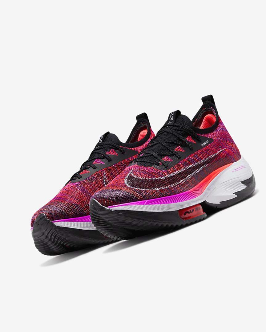 Zapatillas Running Nike Air Zoom Alphafly NEXT% Flyknit Mujer Moradas Rojas Negras Negras | CR4611