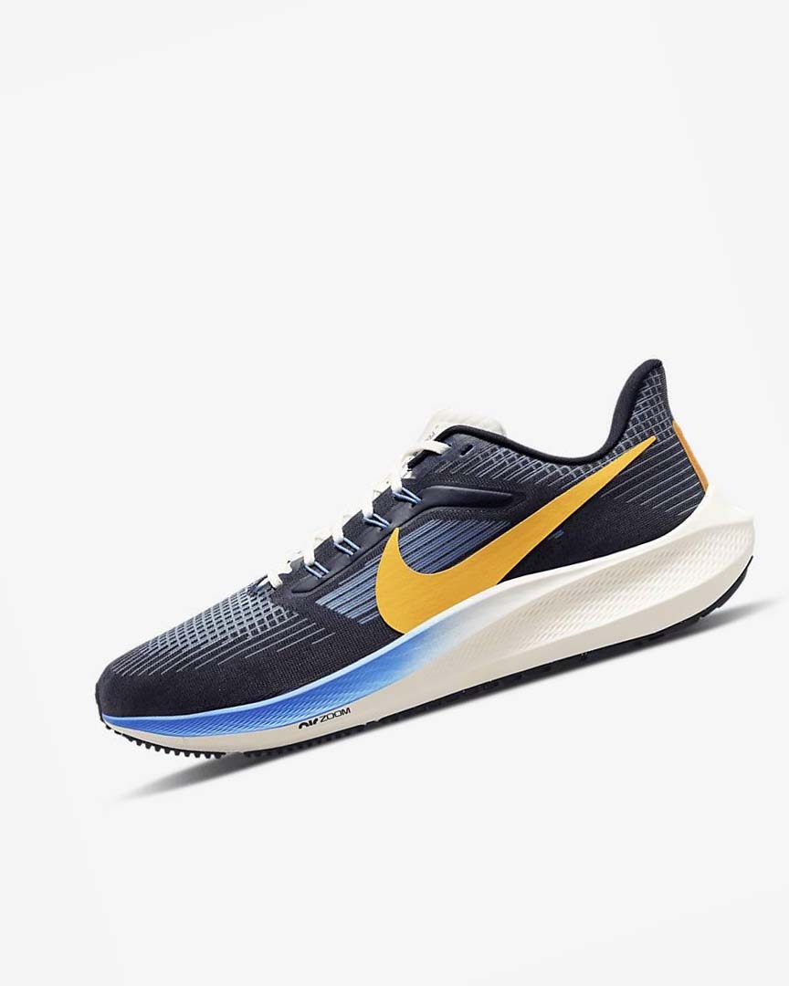 Zapatillas Running Nike Air Zoom Pegasus 39 Premium Hombre Azules Obsidian Oscuro | CR2827