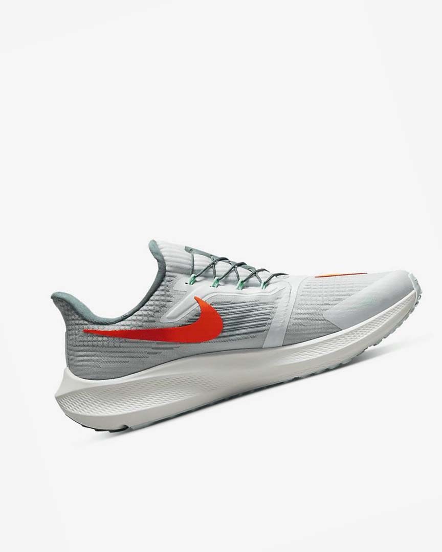 Zapatillas Running Nike Air Zoom Pegasus 39 FlyEase Hombre Plateadas Naranjas | CR3097