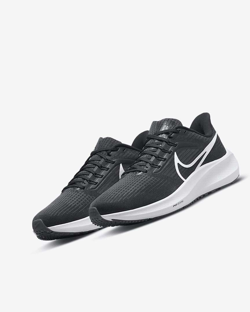 Zapatillas Running Nike Air Zoom Pegasus 39 Mujer Negras Gris Oscuro Blancas | CR3120