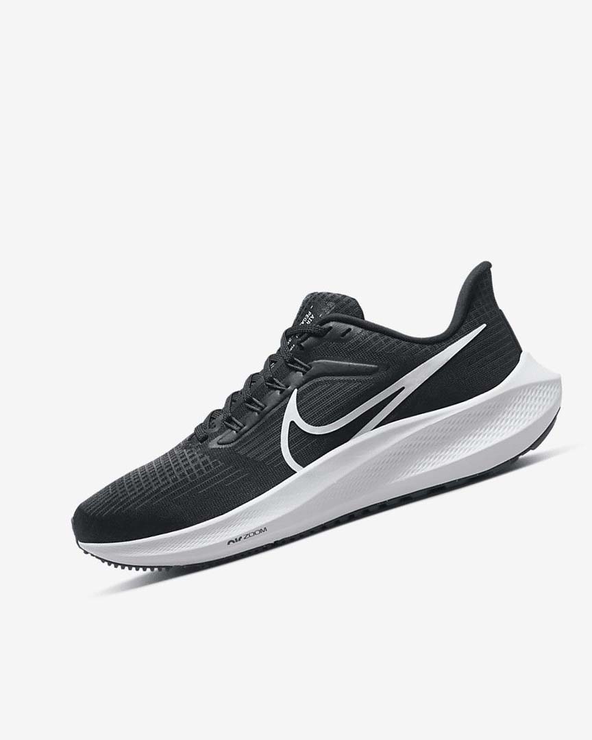 Zapatillas Running Nike Air Zoom Pegasus 39 Mujer Negras Gris Oscuro Blancas | CR3120