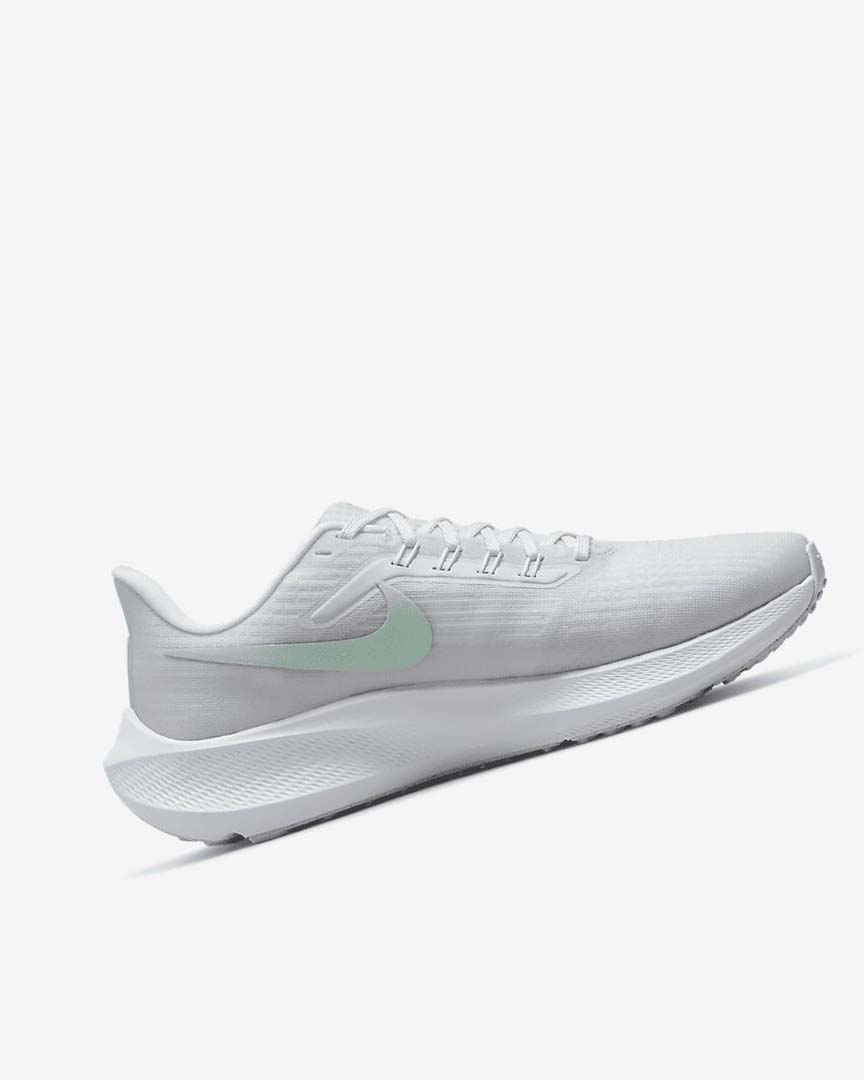 Zapatillas Running Nike Air Zoom Pegasus 39 Mujer Blancas Plateadas Verde Verde Menta | CR4992