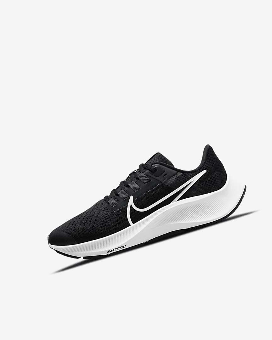 Zapatillas Running Nike Air Zoom Pegasus 38 Niño Negras Gris Oscuro Blancas | CR5011