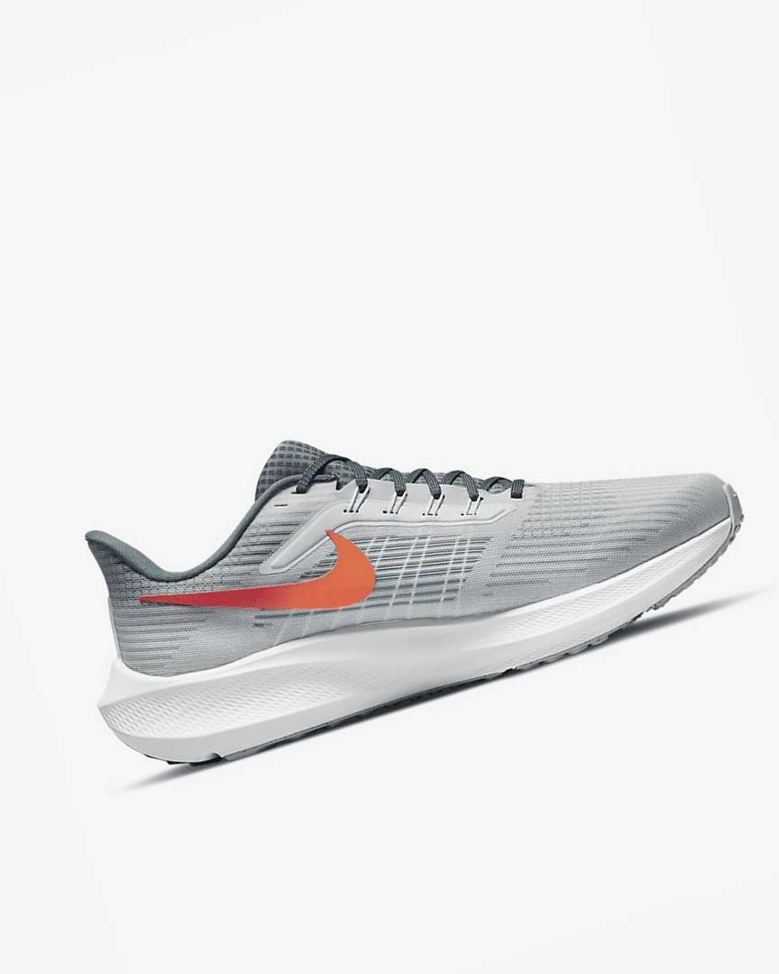 Zapatillas Running Nike Air Zoom Pegasus 39 Hombre Plateadas Naranjas | CR5090