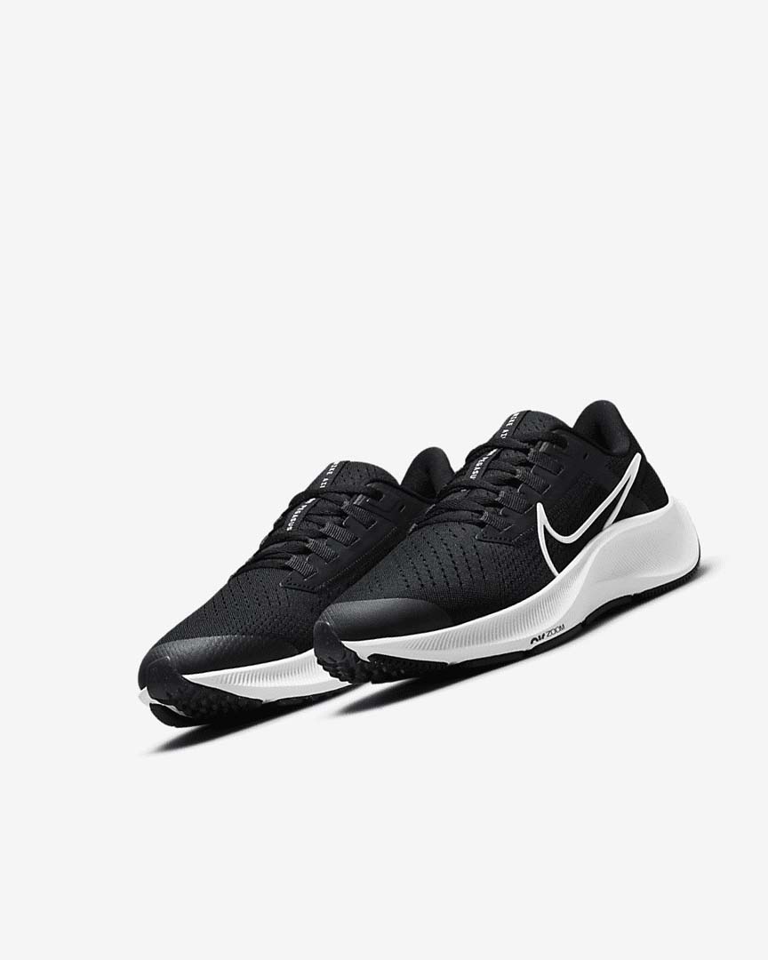 Zapatillas Running Nike Air Zoom Pegasus 38 Niña Negras Gris Oscuro Blancas | CR5199