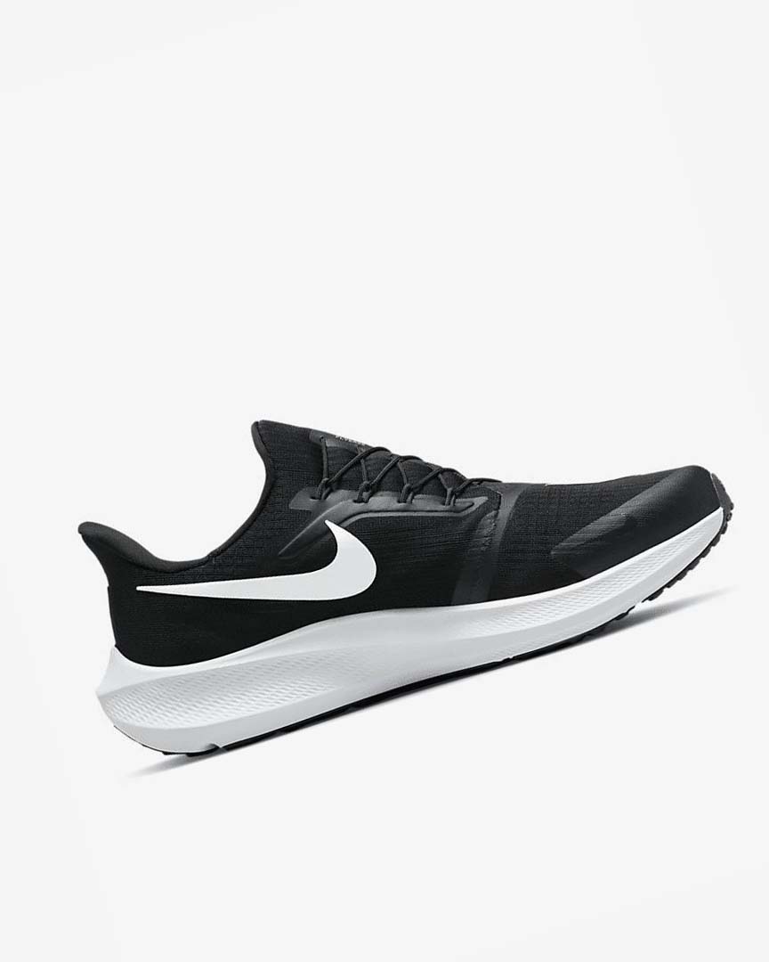 Zapatillas Running Nike Air Zoom Pegasus 39 FlyEase Hombre Negras Gris Oscuro Blancas | CR5507