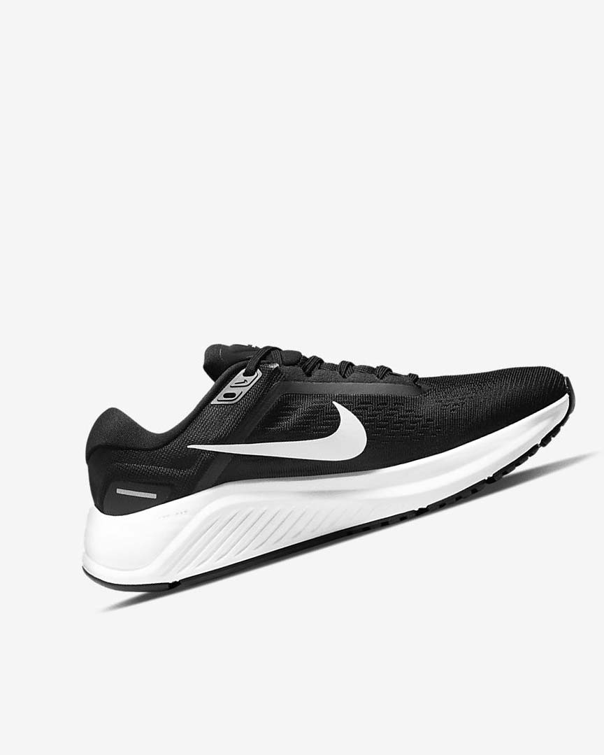 Zapatillas Running Nike Air Zoom Structure 24 Mujer Negras Blancas | CR2797