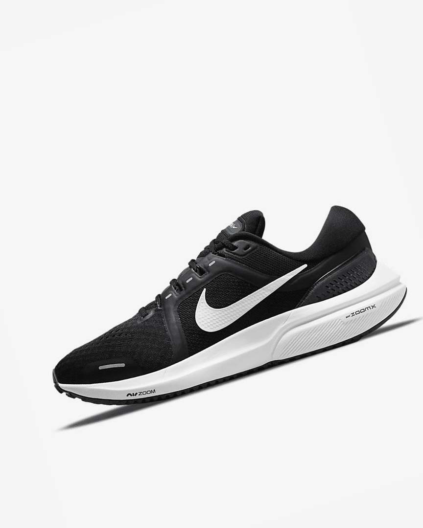 Zapatillas Running Nike Air Zoom Vomero 16 Hombre Negras Gris Oscuro Blancas | CR4553