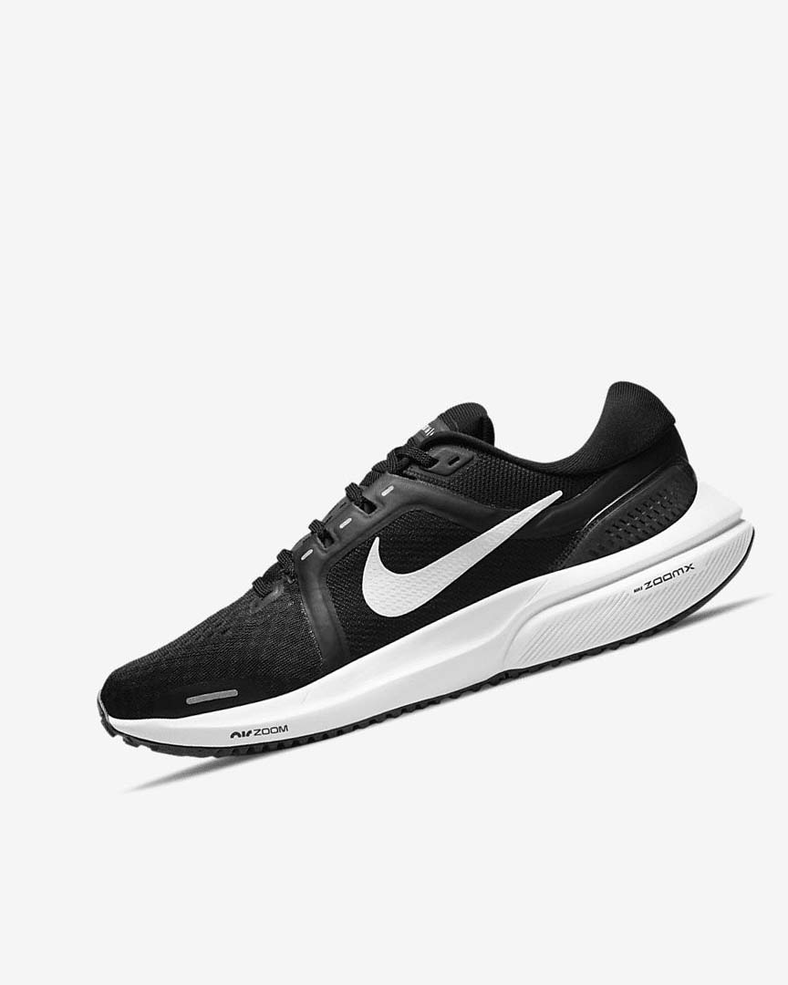 Zapatillas Running Nike Air Zoom Vomero 16 Mujer Negras Gris Oscuro Blancas | CR5460