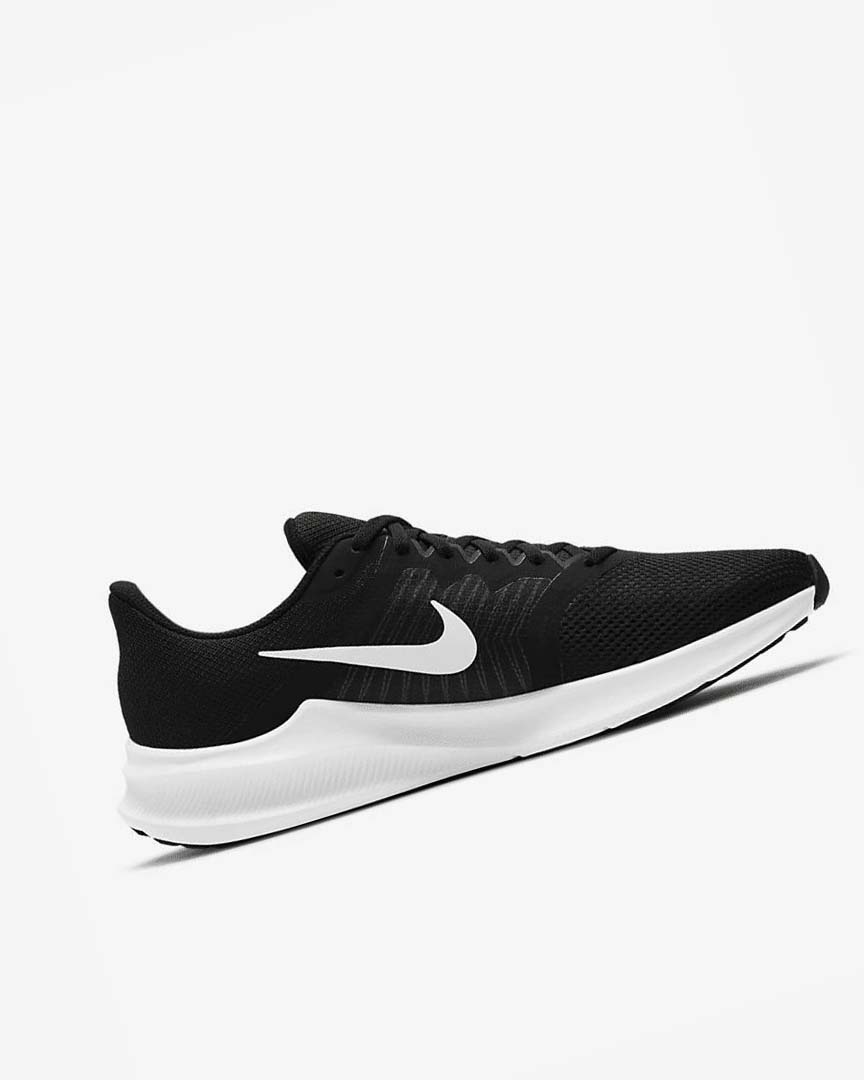 Zapatillas Running Nike Downshifter 11 Hombre Negras Gris Oscuro Blancas | CR4704