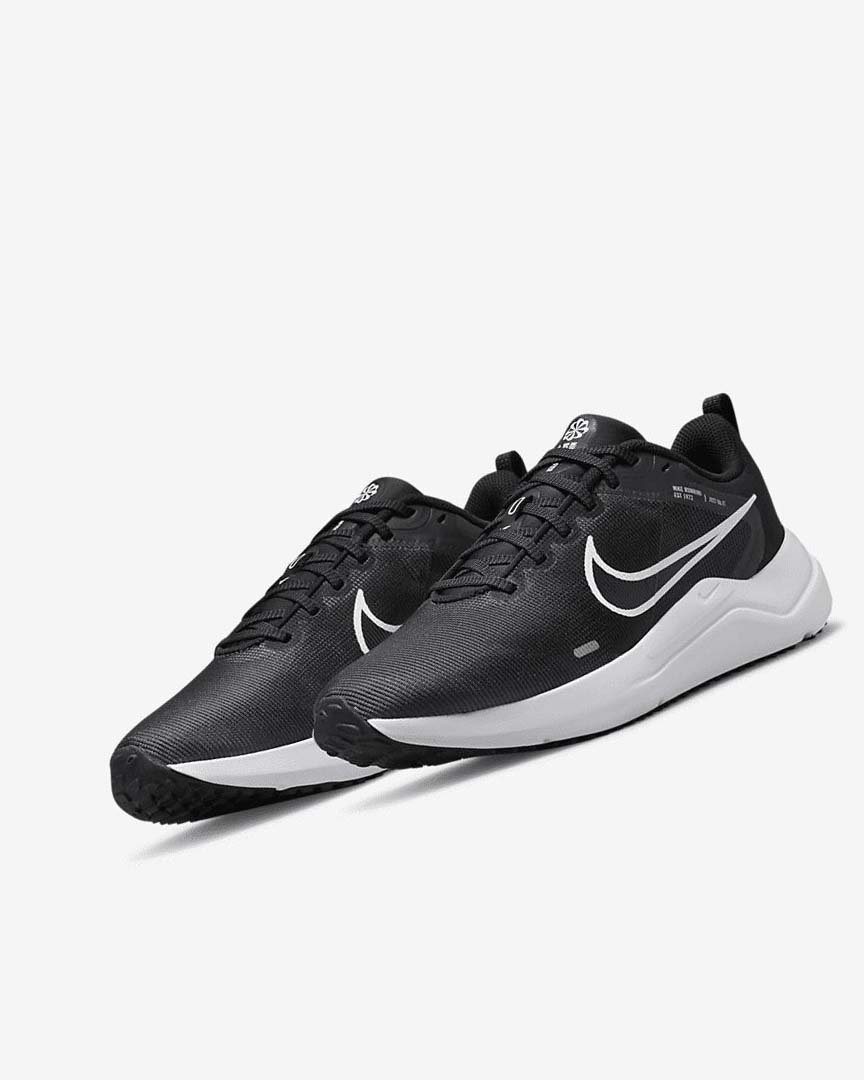 Zapatillas Running Nike Downshifter 12 Mujer Negras Gris Plateadas Blancas | CR5237