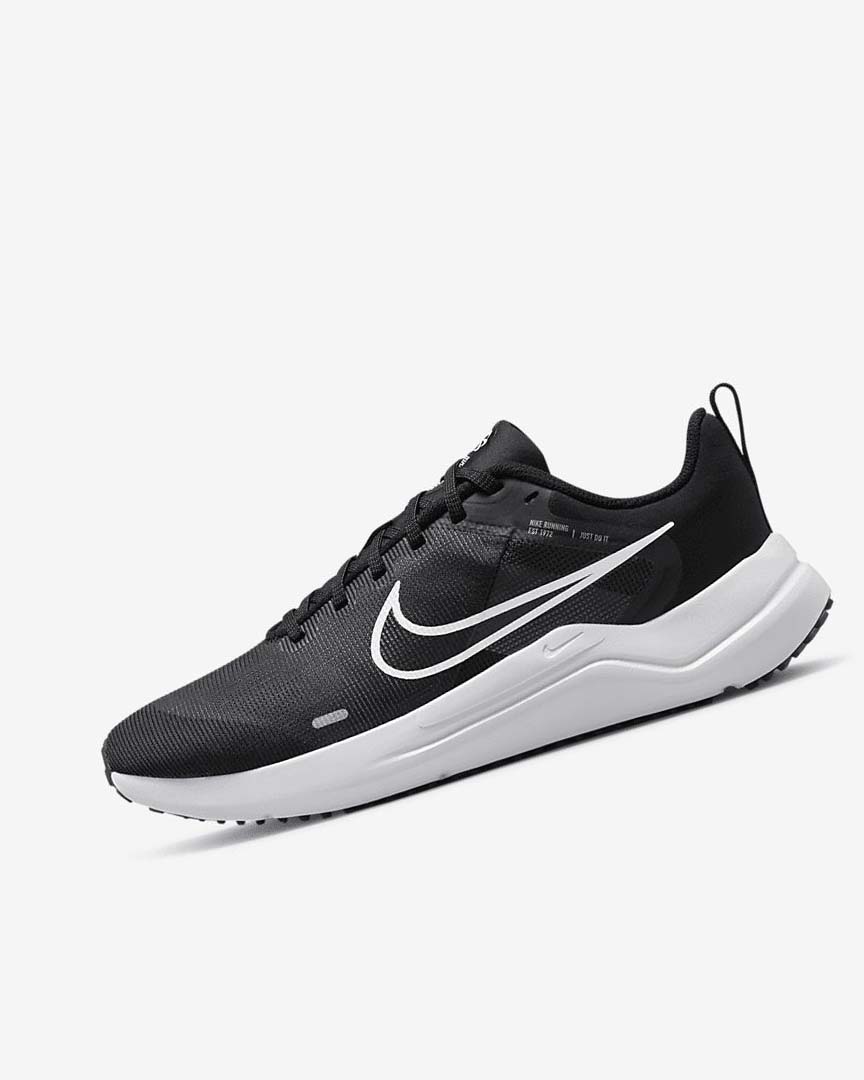 Zapatillas Running Nike Downshifter 12 Mujer Negras Gris Plateadas Blancas | CR5237