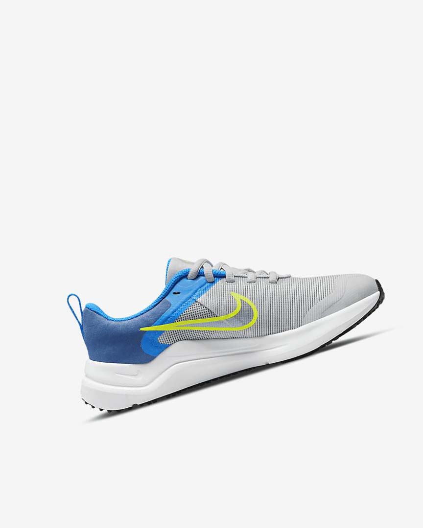 Zapatillas Running Nike Downshifter 12 Niño Gris Azules Gris Azul Marino Gris | CR2686