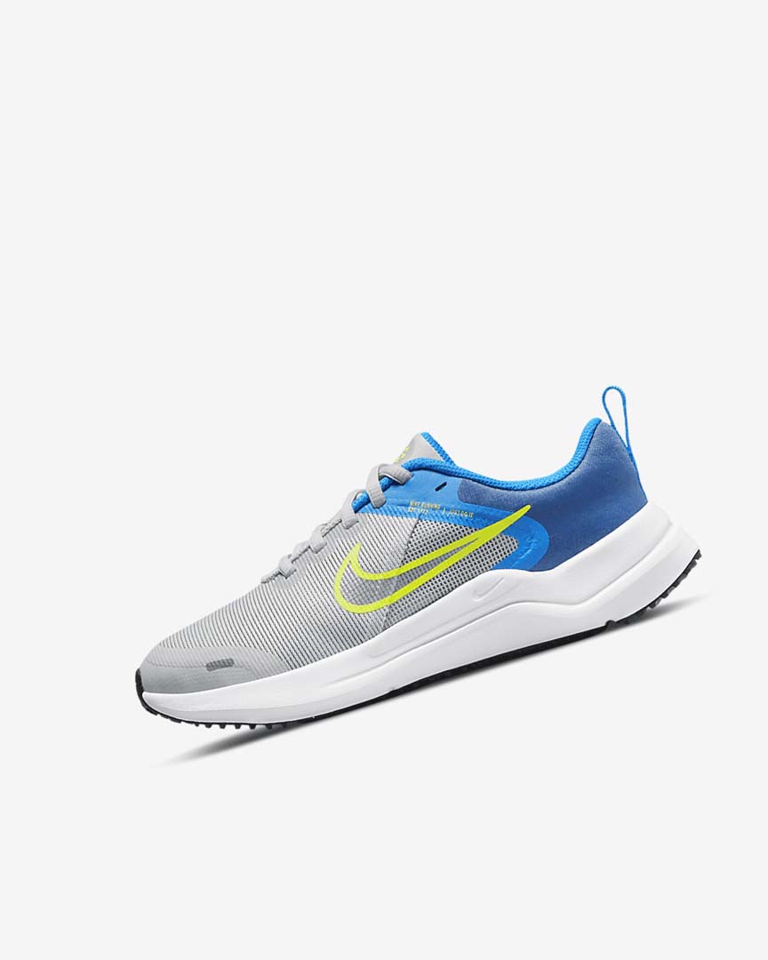 Zapatillas Running Nike Downshifter 12 Niña Gris Azules Gris Azul Marino Gris | CR5183