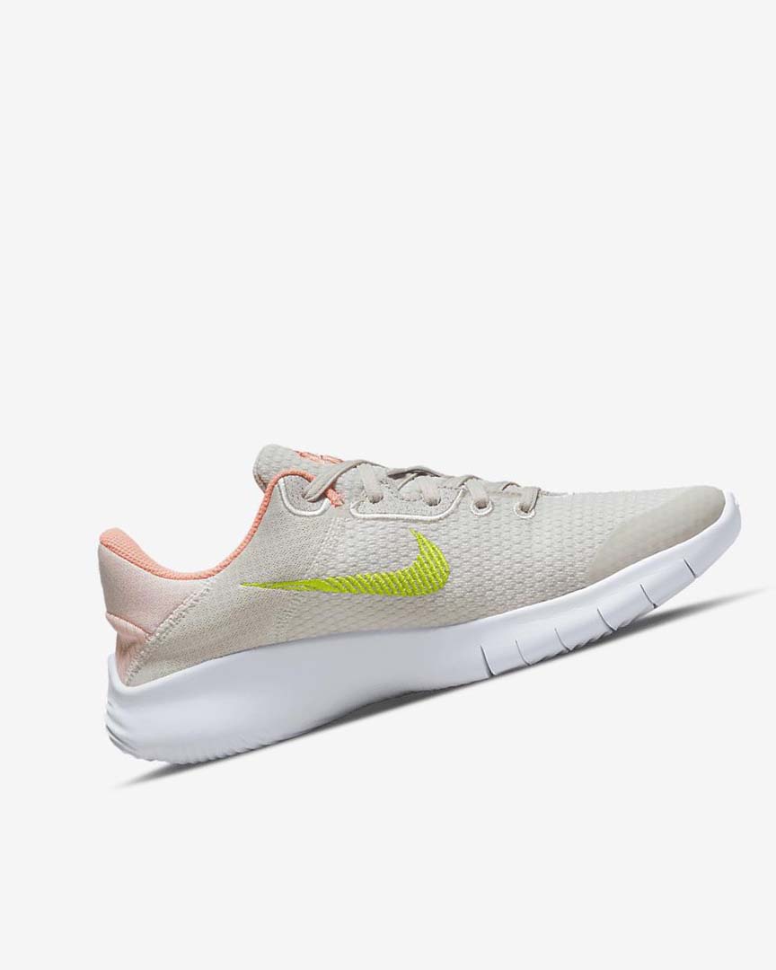 Zapatillas Running Nike Flex Experience Run 11 Next Nature Mujer Beige Claro Rojas Verde | CR5408