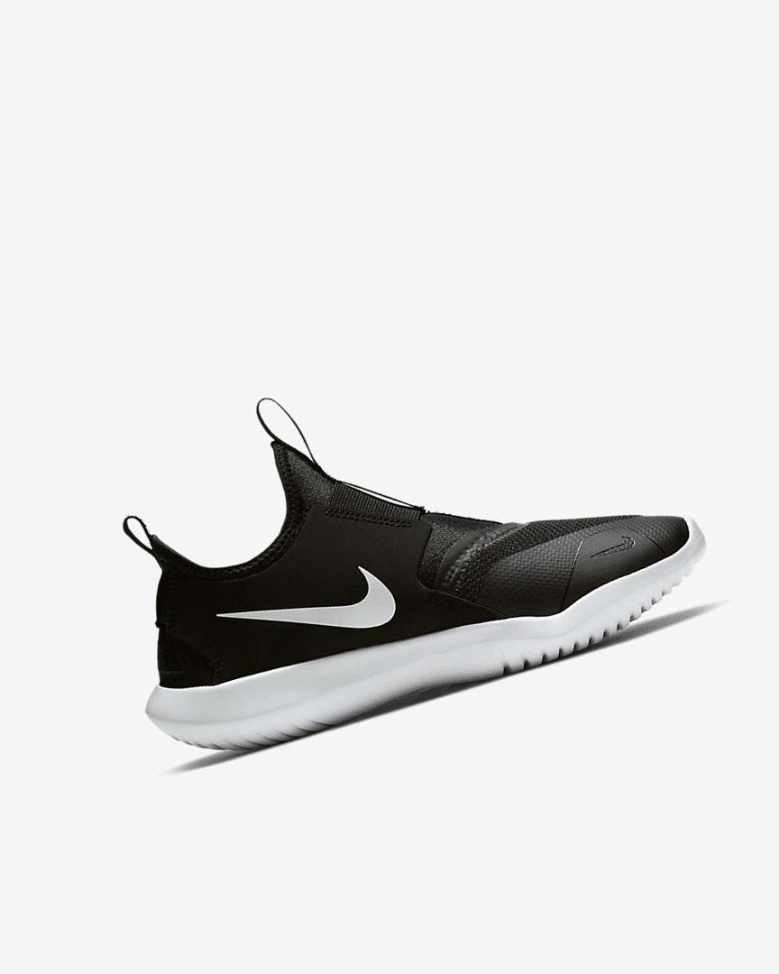 Zapatillas Running Nike Flex Runner Niño Negras Blancas | CR2803