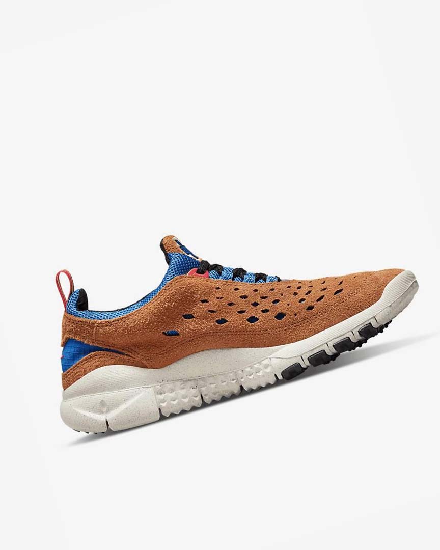 Zapatillas Running Nike Free Run Trail Hombre Azules Creme Claro Rojas | CR5166