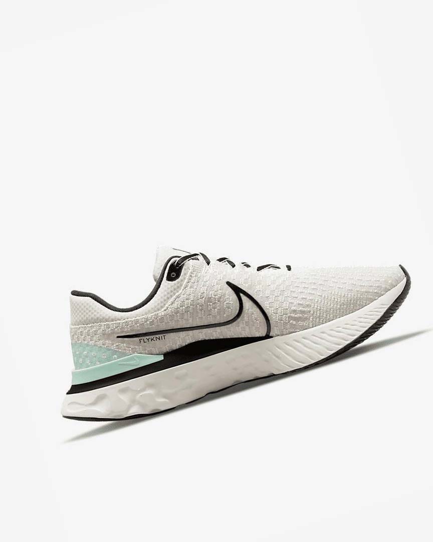 Zapatillas Running Nike React Infinity Run Flyknit 3 Hombre Beige Claro Negras | CR2327