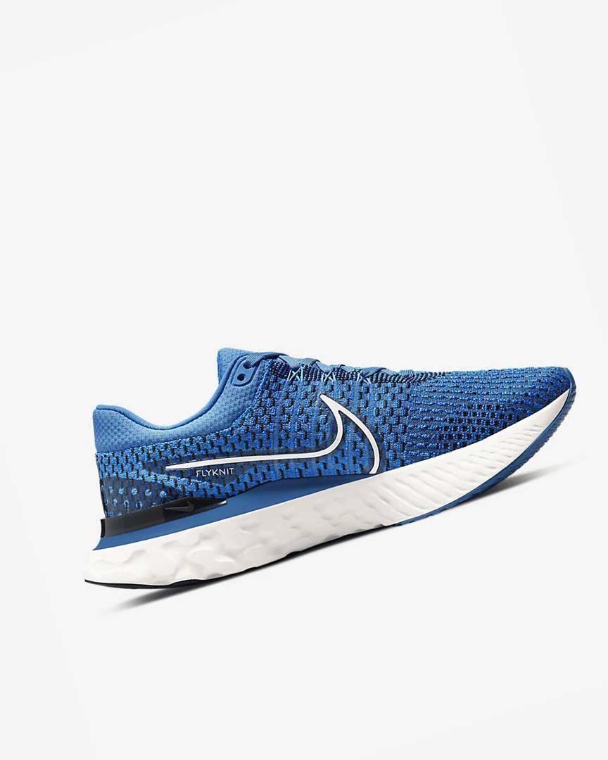 Zapatillas Running Nike React Infinity Run Flyknit 3 Hombre Azules Negras Azules | CR2683