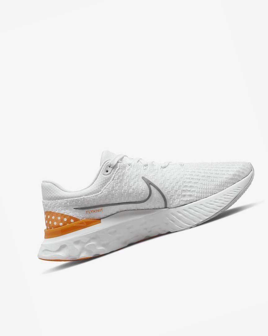 Zapatillas Running Nike React Infinity Run Flyknit 3 Hombre Blancas Gris | CR3218