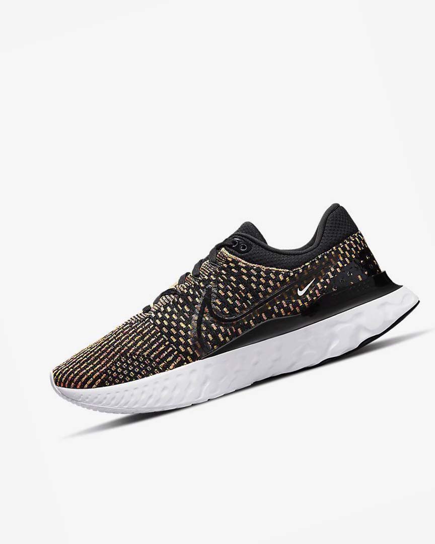 Zapatillas Running Nike React Infinity Run Flyknit 3 Hombre Negras Azules Rosas Blancas | CR5483