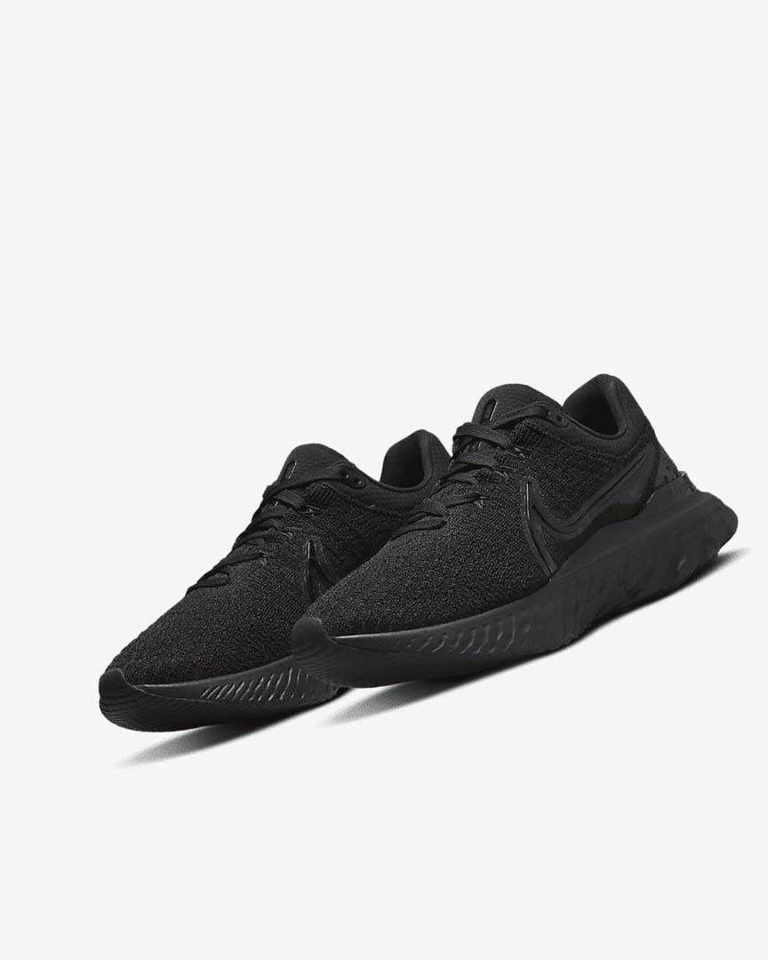 Zapatillas Running Nike React Infinity Run Flyknit 3 Mujer Negras Negras | CR5591