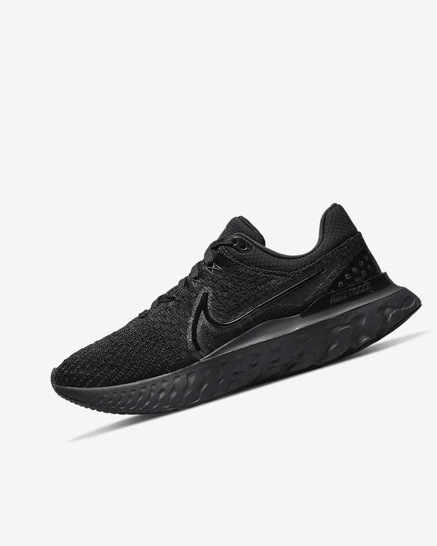 Zapatillas Running Nike React Infinity Run Flyknit 3 Mujer Negras Negras | CR5591