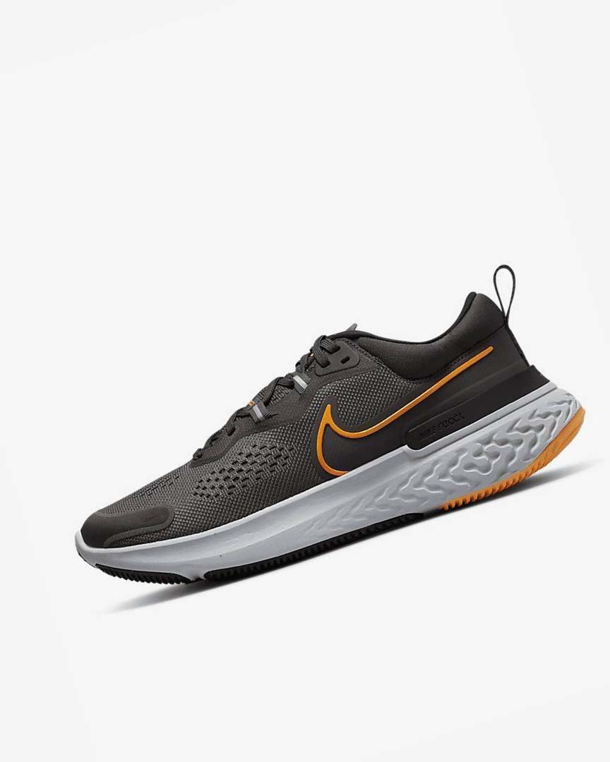 Zapatillas Running Nike React Miler 2 Hombre Gris Negras Gris | CR3282