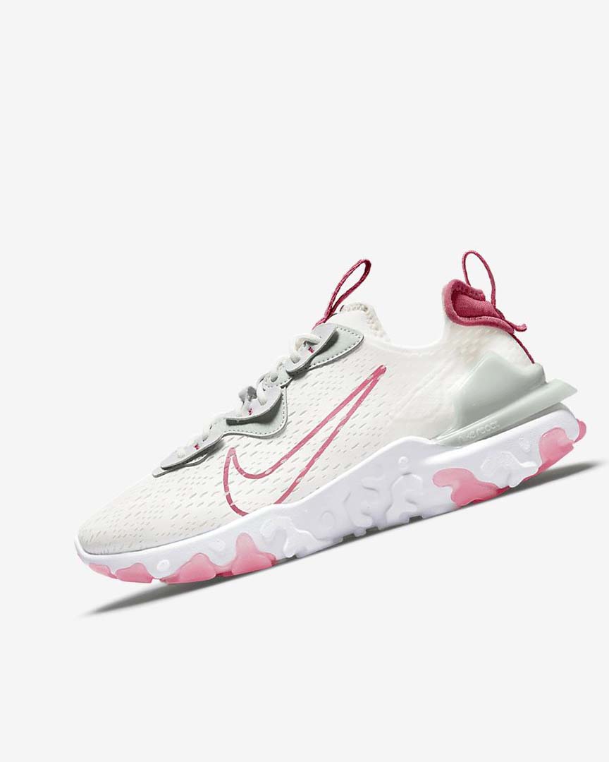 Zapatillas Running Nike React Vision Mujer Plateadas Rosas | CR2774