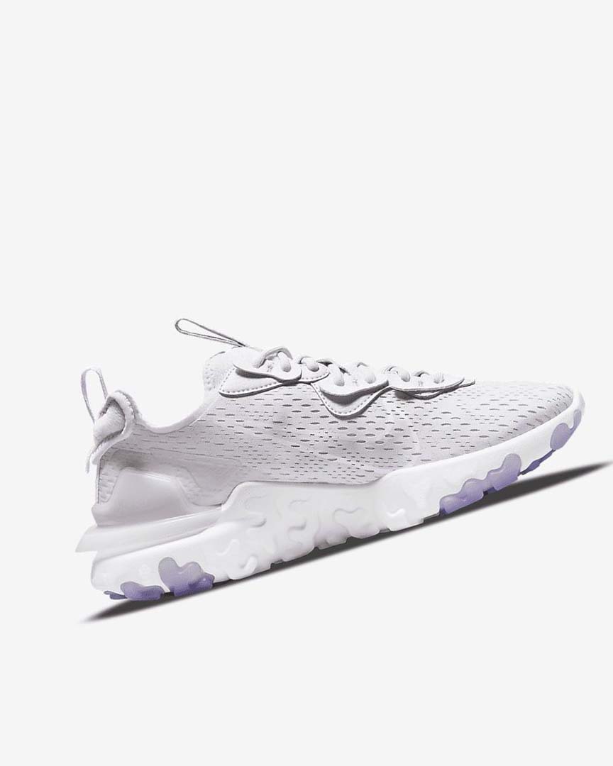 Zapatillas Running Nike React Vision Mujer Blancas Moradas | CR5154