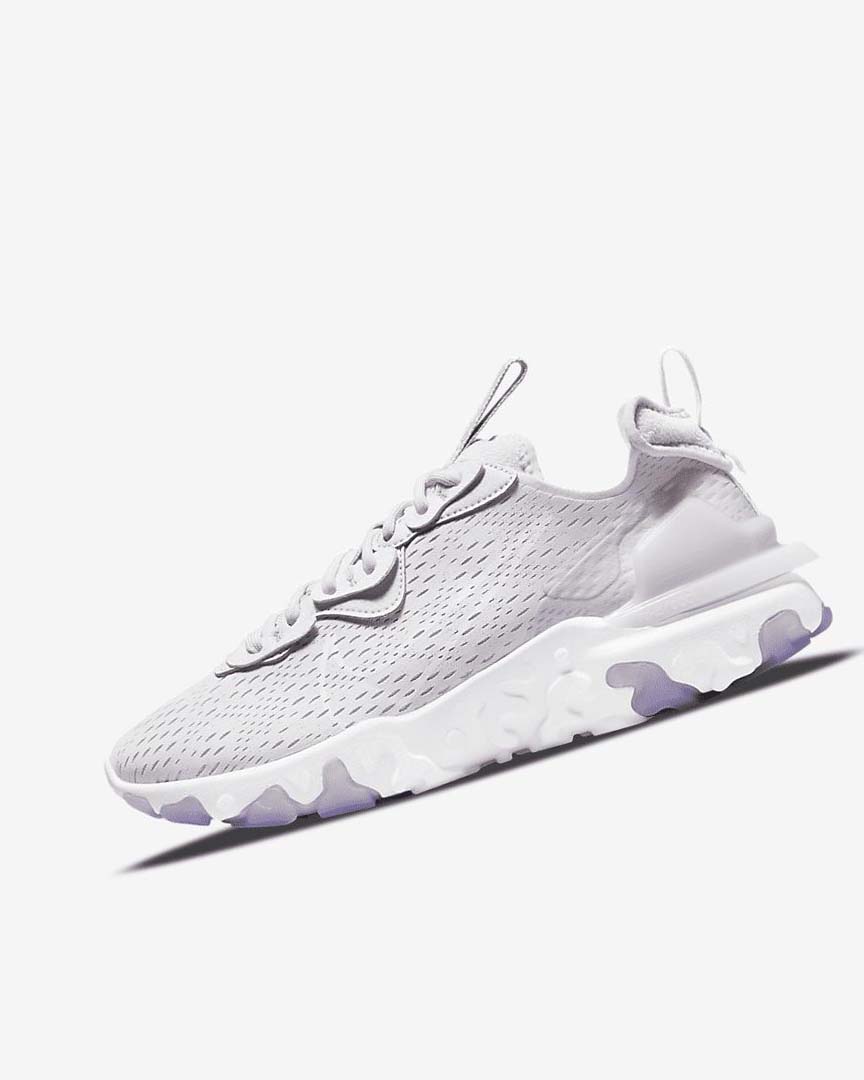 Zapatillas Running Nike React Vision Mujer Blancas Moradas | CR5154