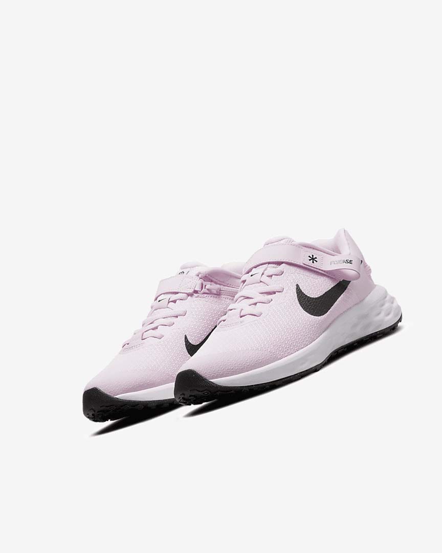 Zapatillas Running Nike Revolution 6 FlyEase Niña Rosas Negras | CR2701