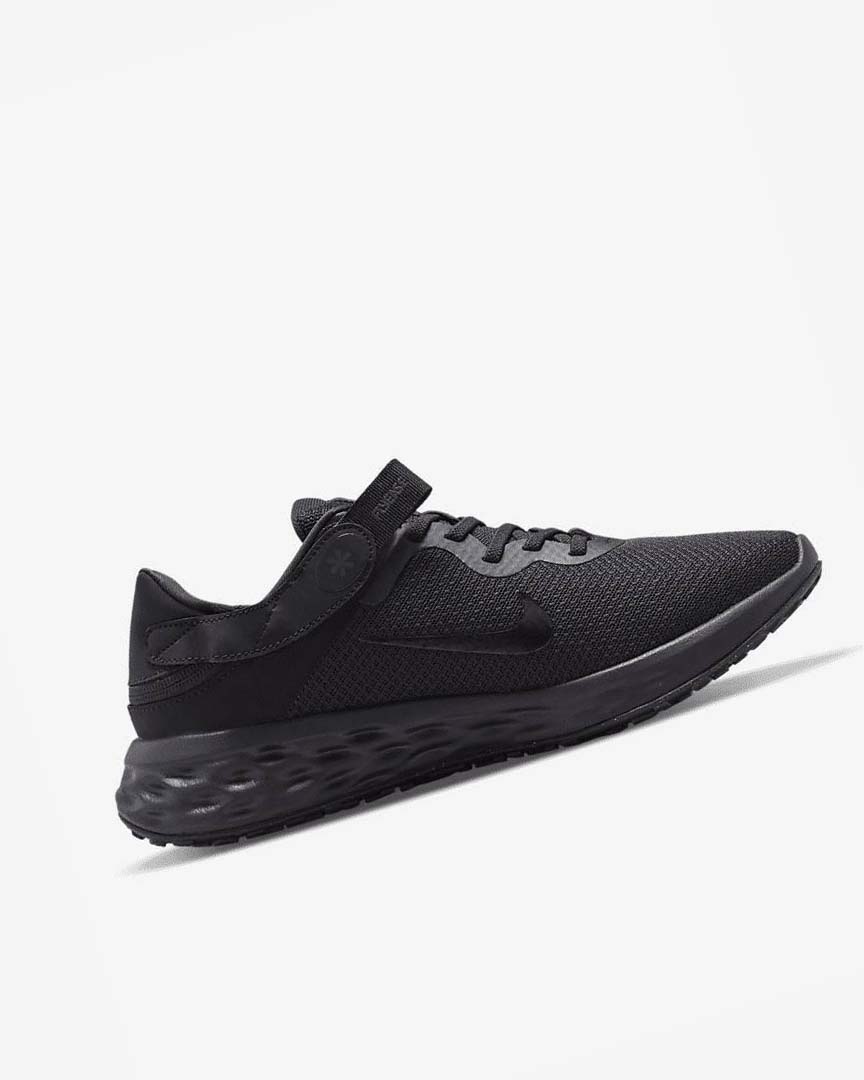 Zapatillas Running Nike Revolution 6 FlyEase Next Nature Hombre Negras Gris Oscuro Negras | CR2896