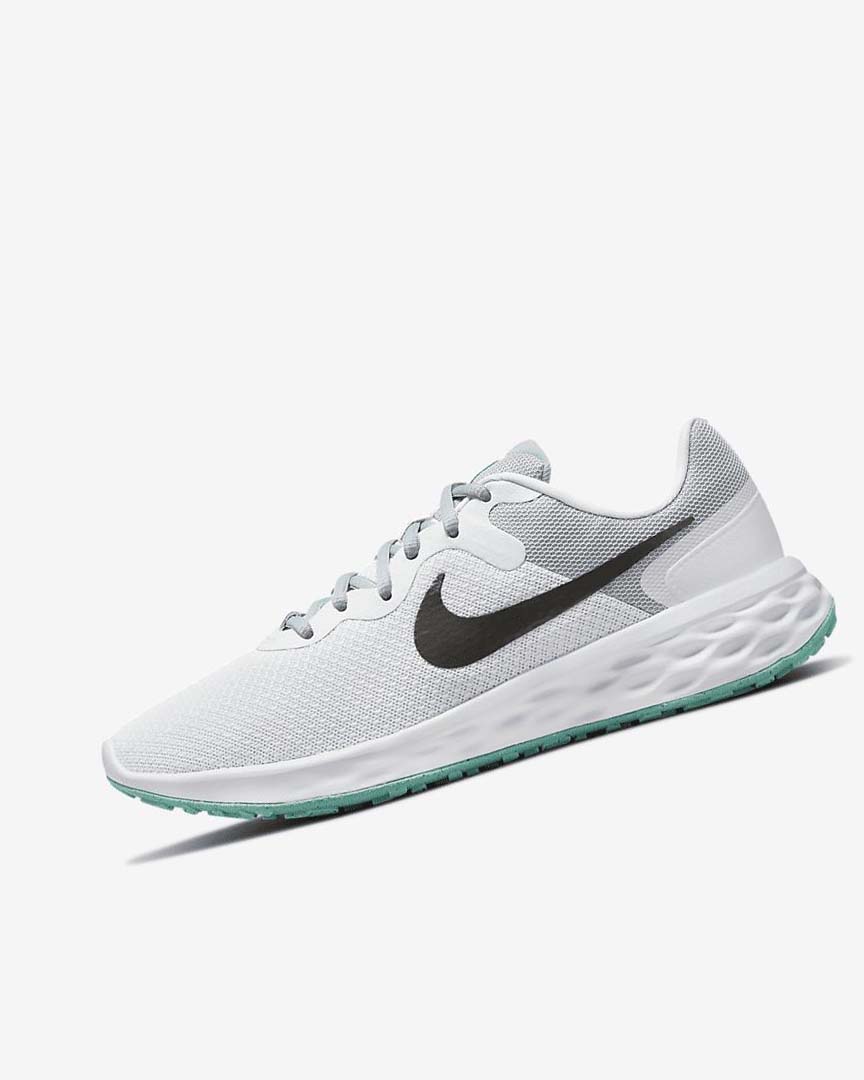 Zapatillas Running Nike Revolution 6 Next Nature Mujer Verde Oliva Rosas Gris | CR1178