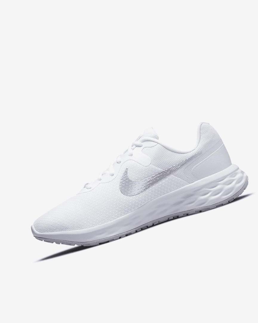 Zapatillas Running Nike Revolution 6 Next Nature Mujer Blancas Plateadas Metal Plateadas | CR2549