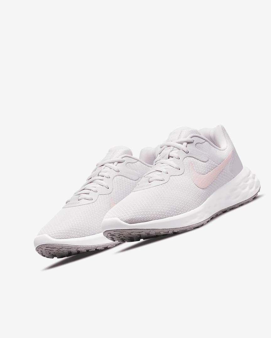 Zapatillas Running Nike Revolution 6 Next Nature Mujer Moradas Claro Blancas | CR2807