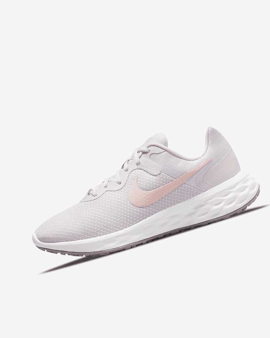 Zapatillas Running Nike Revolution 6 Next Nature Mujer Moradas Claro Blancas | CR2807