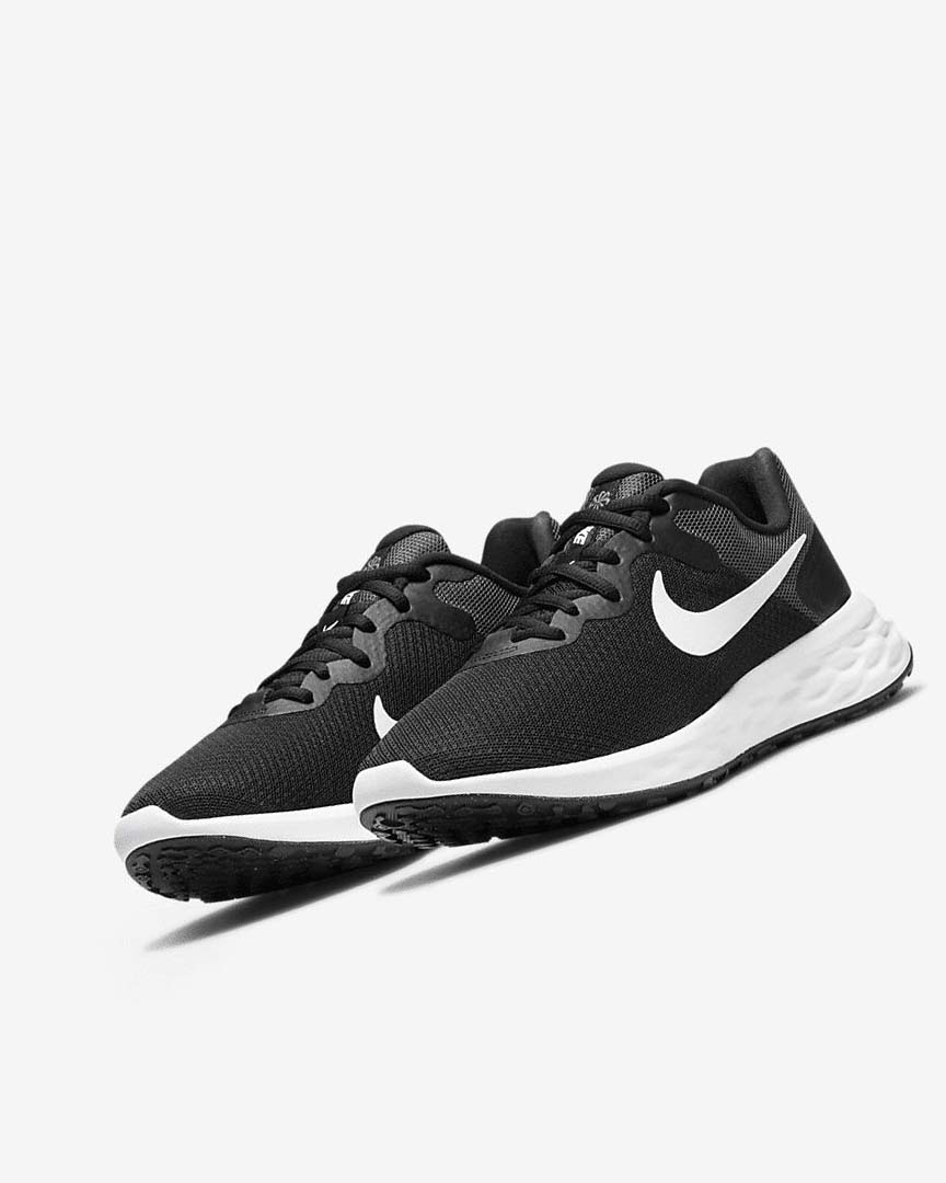 Zapatillas Running Nike Revolution 6 Next Nature Mujer Negras Gris Oscuro Gris Blancas | CR3126