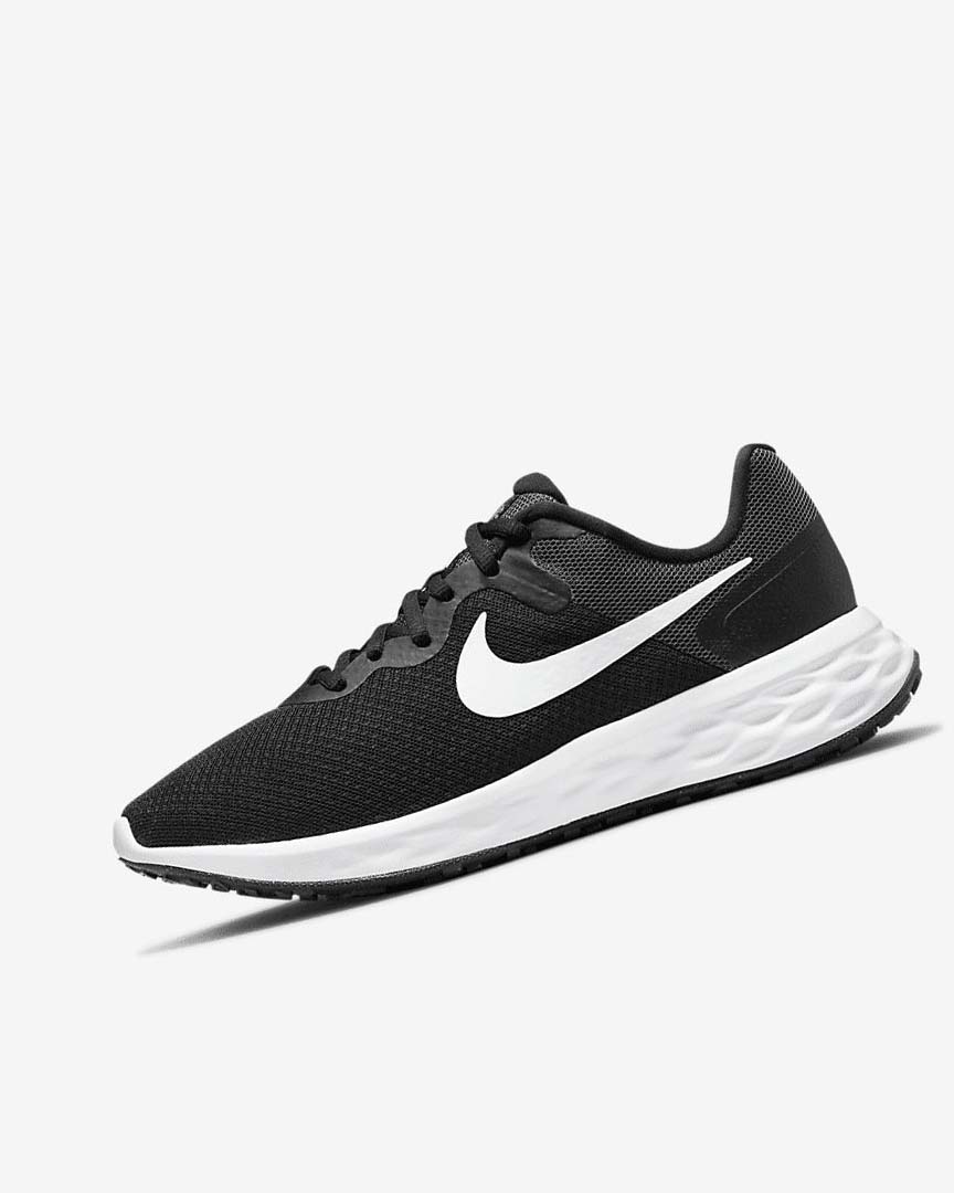 Zapatillas Running Nike Revolution 6 Next Nature Mujer Negras Gris Oscuro Gris Blancas | CR3126