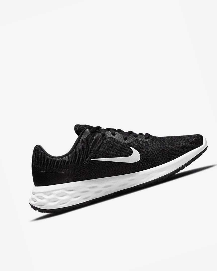 Zapatillas Running Nike Revolution 6 Next Nature Hombre Negras Gris Blancas | CR4860