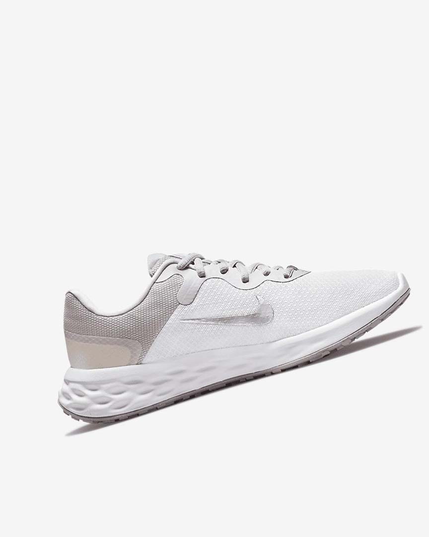 Zapatillas Running Nike Revolution 6 Next Nature Premium Mujer Blancas Gris | CR5086