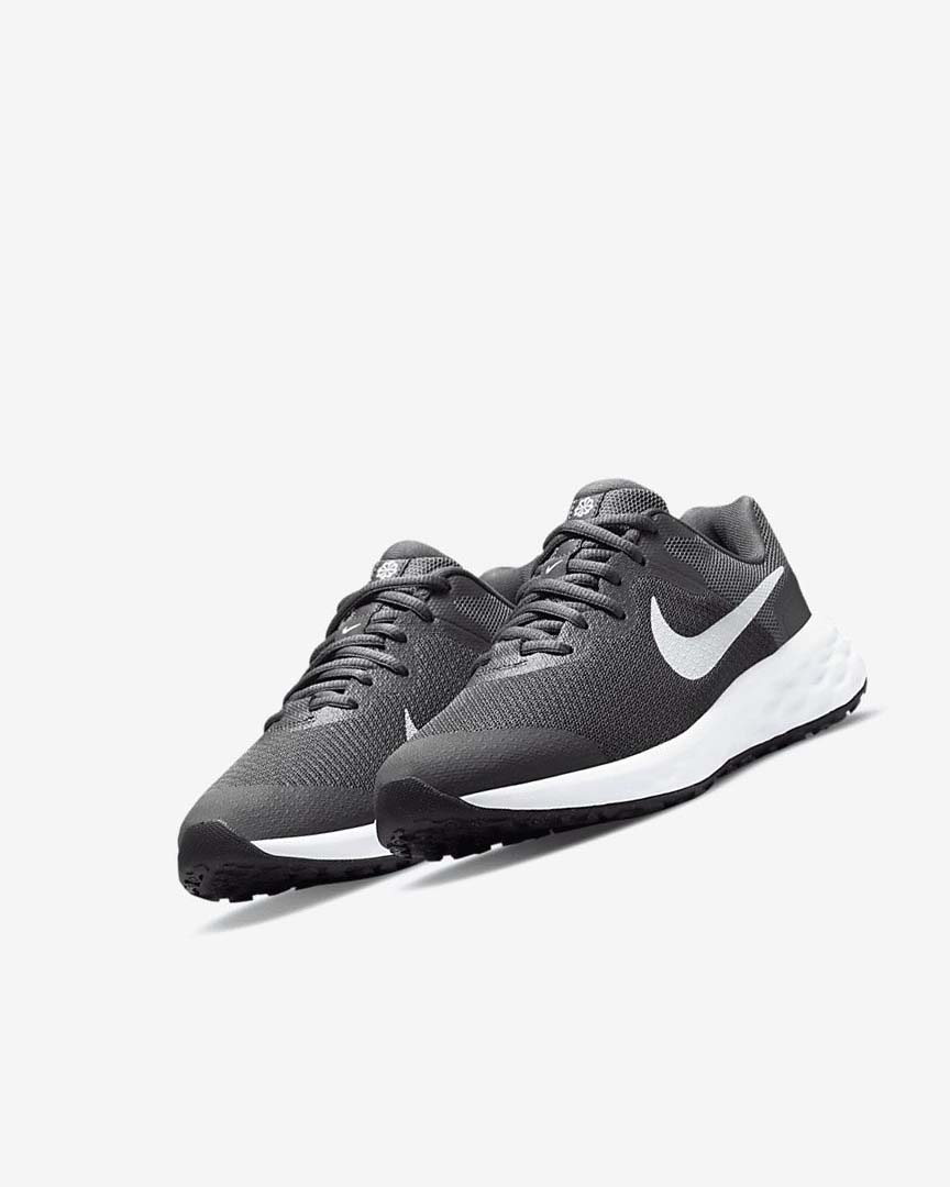 Zapatillas Running Nike Revolution 6 Niño Gris Gris Blancas | CR2363